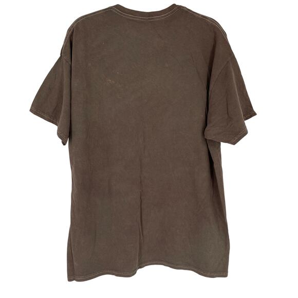 Officially Licensed Nirvana Smiley Faces Grunge Tee Brown Acid Wash XL - Picture 2 of 6